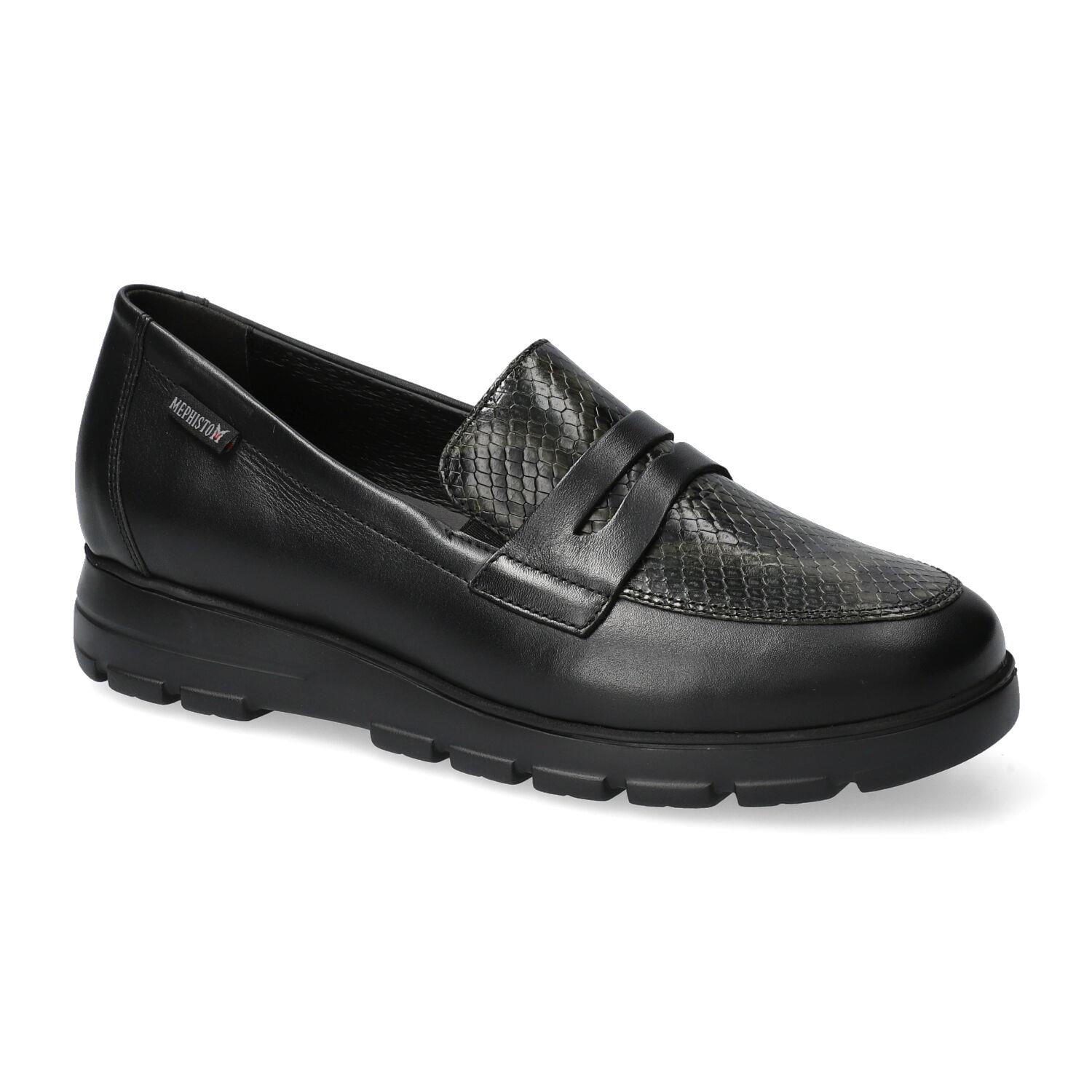 mocassins femme modèle Carima noir - Mephisto